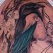 tattoo galleries/ - Magpie with Hand 1/2 Sleeve (In progress)